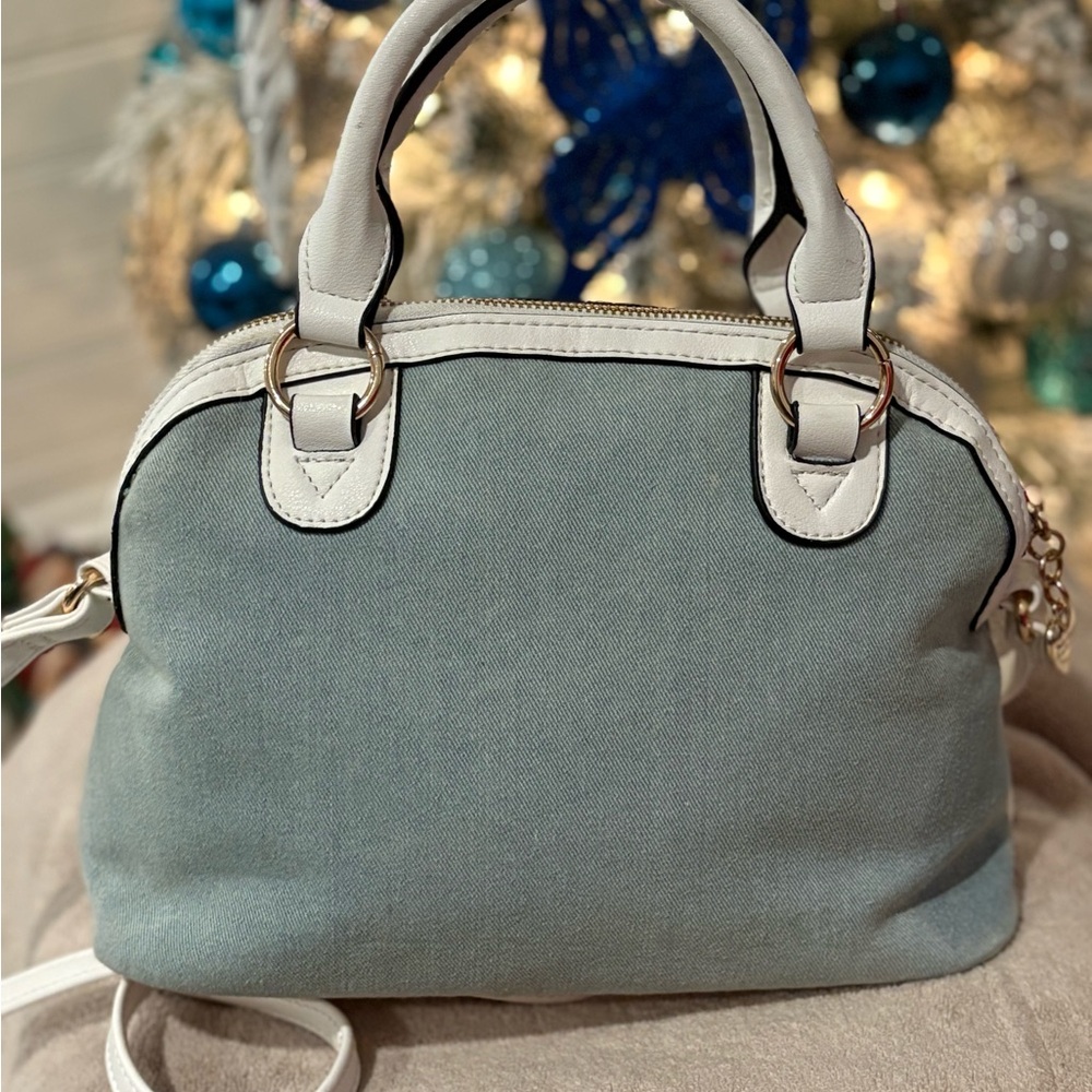 Juicy Couture Blue and White Satchel - Picture 2 of 11